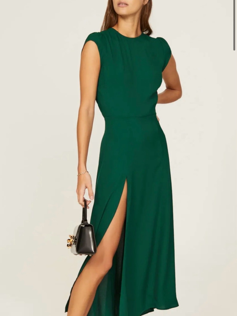 Reformation Gavin Open-Back Midi Dress